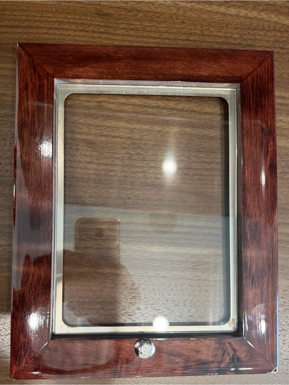 Rare Vintage Gucci Italy Silver-Plated Horsebit Picture Frame Luxury Home Decor - Picture 10 of 12